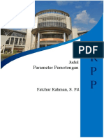 Fatchur Rahman RPP Parameter Pemotongan