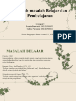 Masalah-Masalah Belajar Dan Pembelajaran,Ok