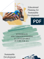 Educational Planning For Sustainable Development Goals