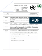 Sop Pembuatan Surat Tugas