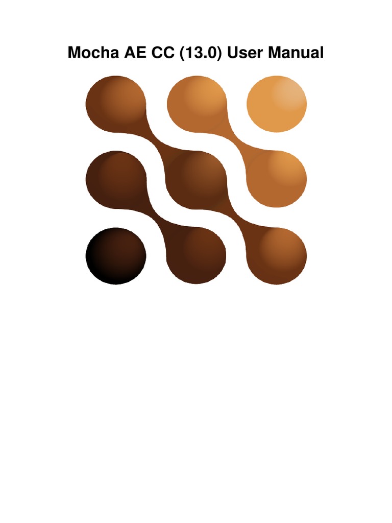 Mocha AE CC User Manual Guide | PDF | Computers