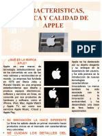 Caracteristicas, Marca y Calidad de Apple