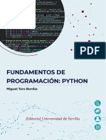 Fundamentos de Programación: Python: Miguel Toro Bonilla