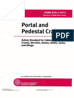 ASME B30.4-2015 - Postal and Pedestal Cranes