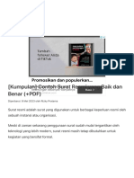 (Kumpulan) Contoh Surat Resmi Yang Baik Dan Benar (+PDF) 2