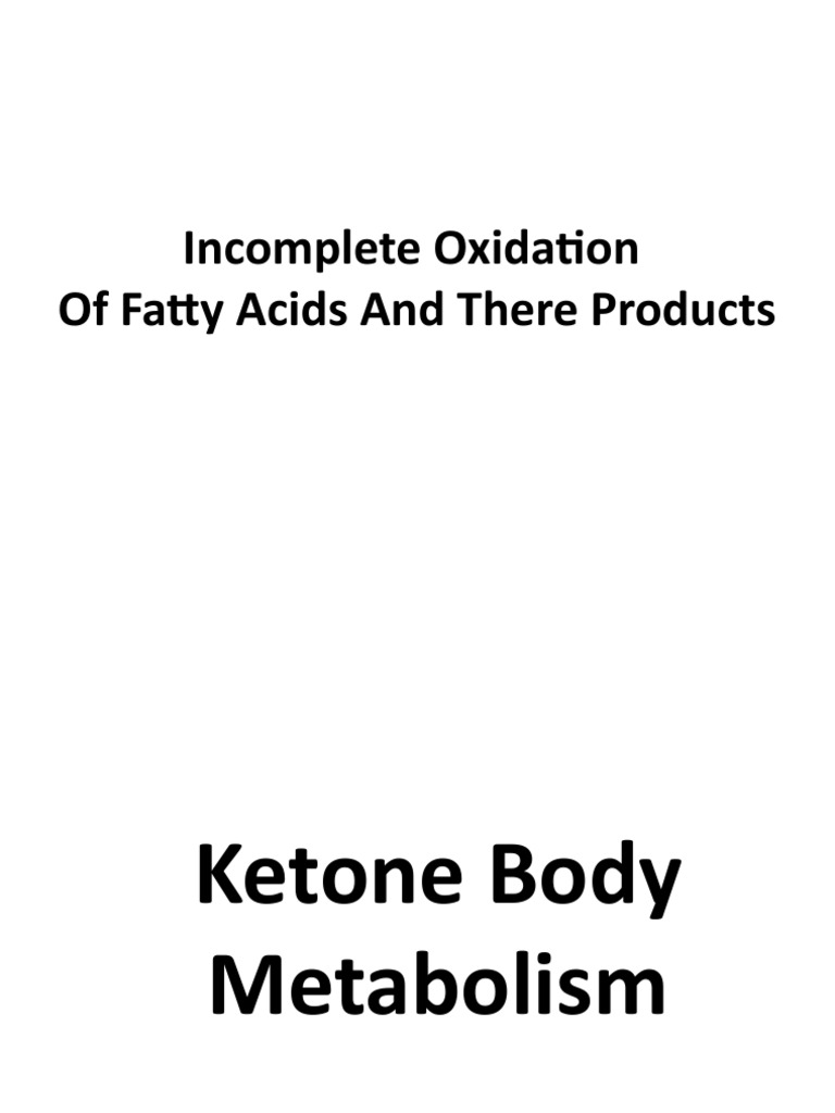 Lecture 4 ketone body metabolism pdf ketosis citric acid cycle