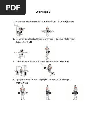 Gym Machine Workout Routine Pdf: Ultimate Guide for Fast Results