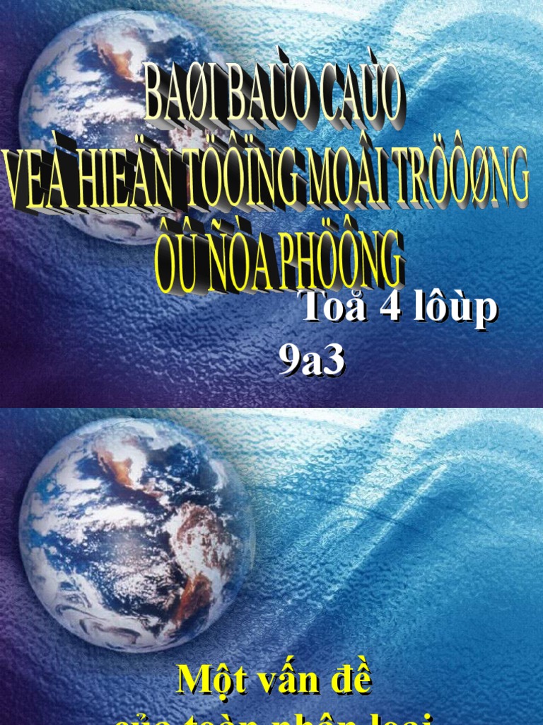 Bai thuyet trinh ve bao ve moi truong pdf