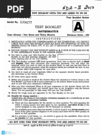 ACT II-Math Level 1-Model Exam (1) - 1 | PDF | Mathematics | Geometry