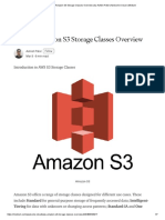 S3 Storage Classes Overview - by Ashish Patel - Awesome Cloud - Medium