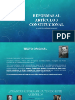 Analisis de Las Reformas Del Articulo 3