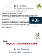 Compilation of Hadith