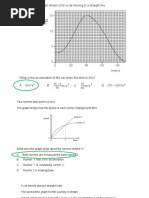 Motion Speed-Time Graphs Classified Past Paper 2 Solved IGCSE GCSE O Level Physics 0625