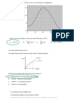 Motion Speed-Time Graphs Classified Past Paper 2 Solved IGCSE GCSE O Level Physics 0625