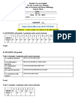 в13 ANSWER SHEET - YEAR 2 - МКР 1 - 22