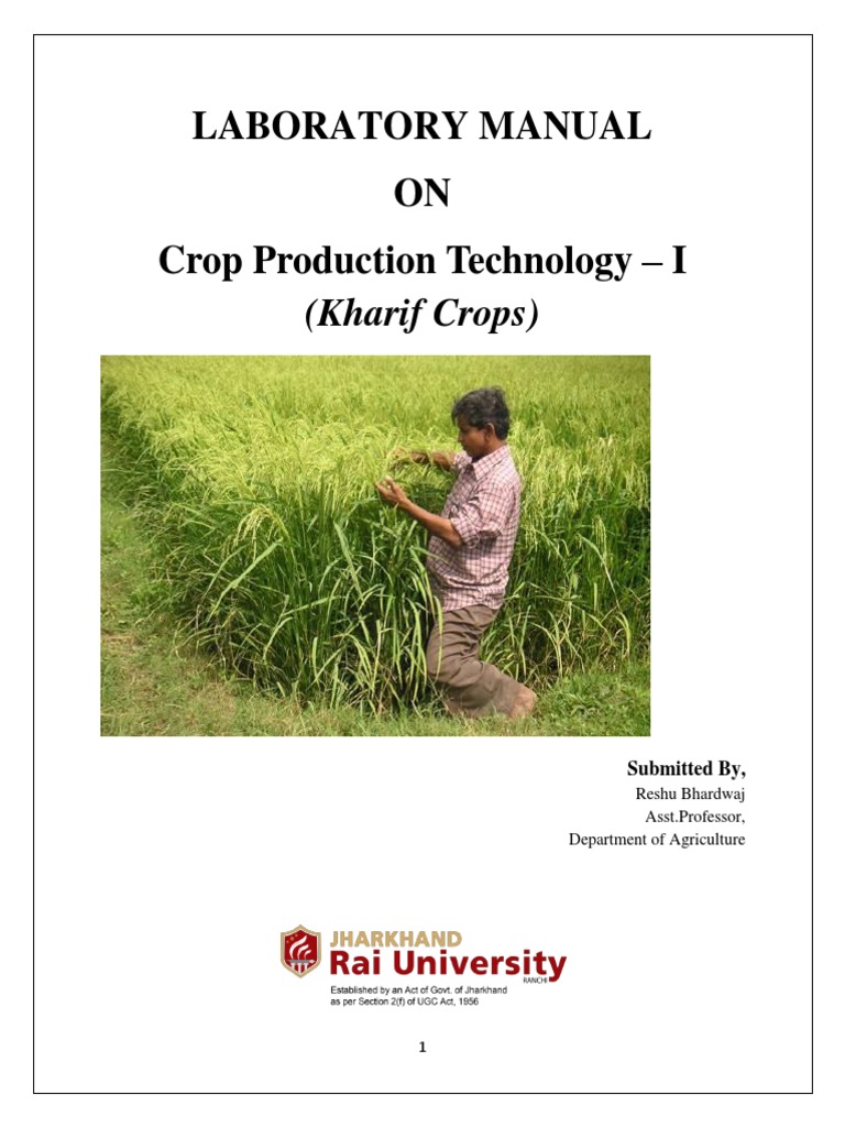 Laboratory Manual CPT PDF Sowing Fertilizer