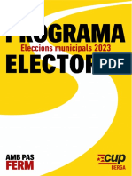 Programa Electoral de La CUP Berga