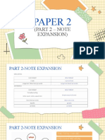 Paper 2 - Note Expansion Part 2