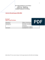 2011-2016 3rd Lesson Question and Answers