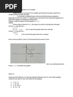 Graph of Linear Equation in Two Variable1 1