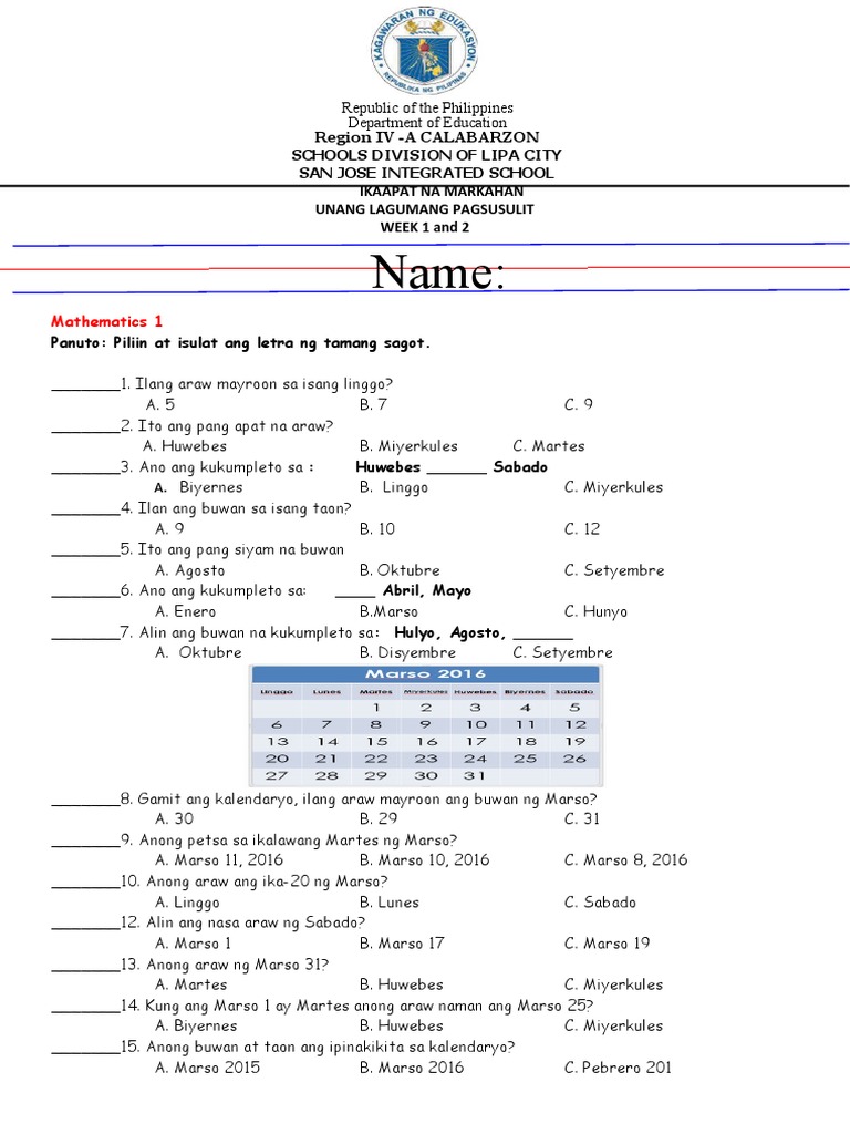 Summative test q4 week 1 2 all subjects autorecovered new pdf