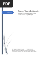 Johnson Wax Administrative of Frank Lloyd Wright
