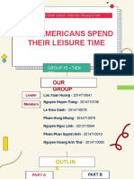 How Americans Spend Their Leisure Time