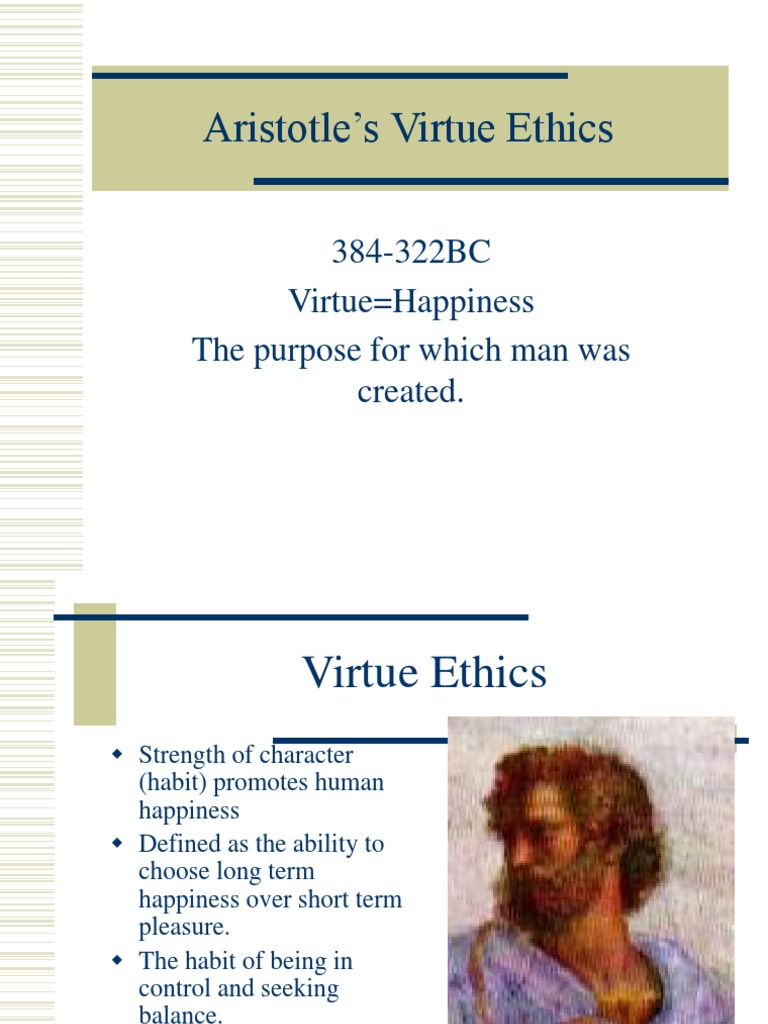 Ethics | PDF | Virtue | Happiness