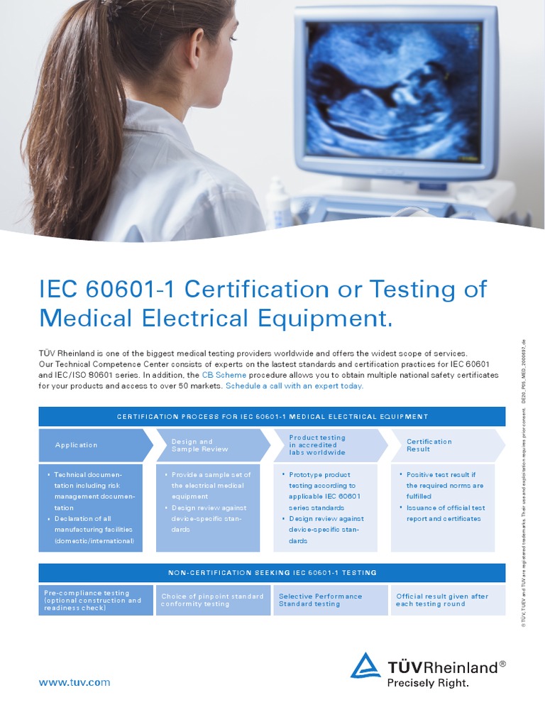 Tuv Rheinland Productsheet Electrical Medical Equipement | PDF ...