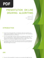 Presentation On Line Drawing Algorithms