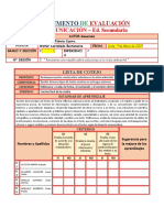 5° C Instrumento de Evaluación Sesión 5 - Exp 2 Comunicación