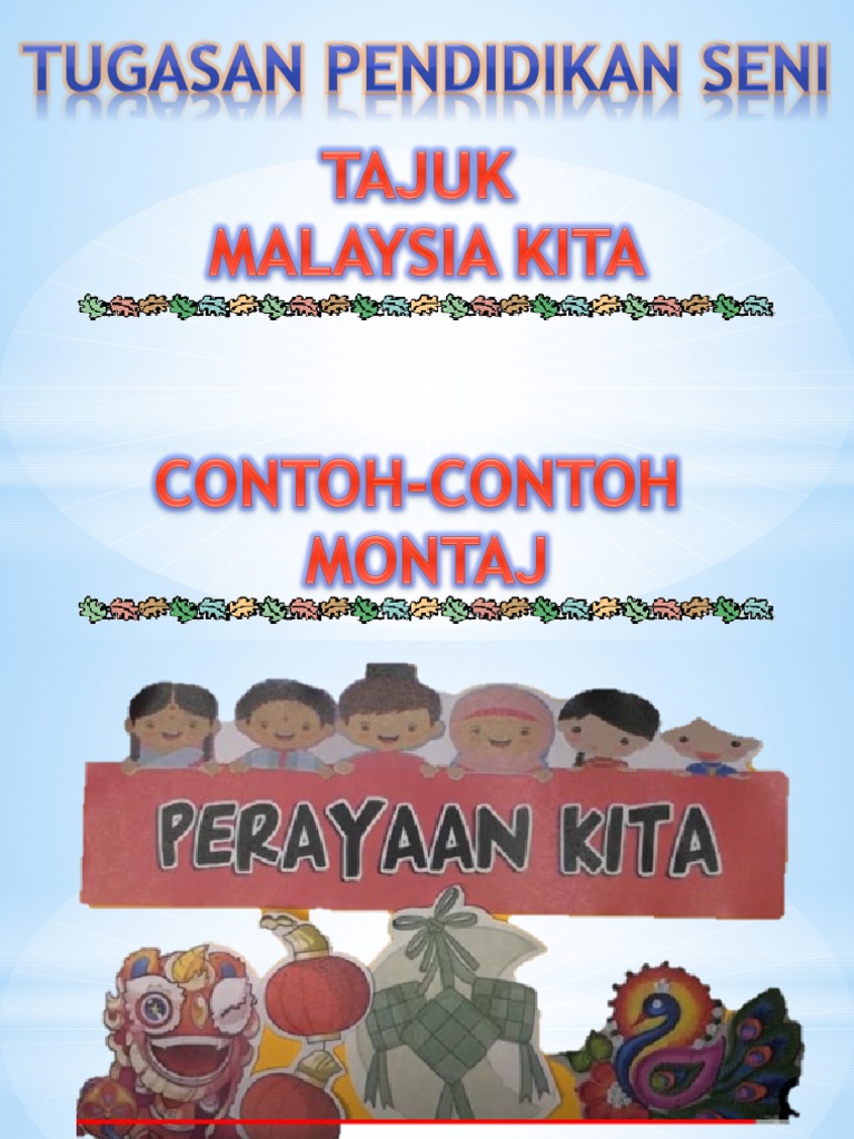 Tugasan Montaj Seni Tahun 3 Pdf