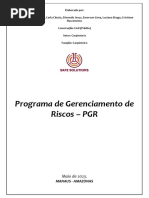 Modelo De Pgr Pronto E Completo Pdf Avaliação De Risco Química