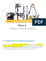 Tema 4 - Metodos y Equipos Topograficos