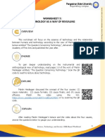 STS Worksheet 6