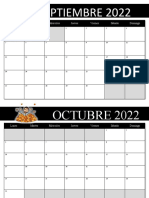 Calendarios Mensuales 2022 2023 Aula Recursosep