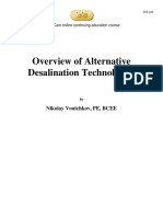 Overview of Alternative Desalination Technologies: Nikolay Voutchkov, PE, BCEE