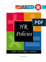 Ispat Final HR Policy 31-3-09 Rev