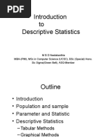 Introduction To Descriptive Statistics