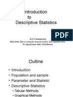 Introduction To Descriptive Statistics