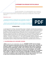 Rationalité Et Développement en Afrique Postcoloniale