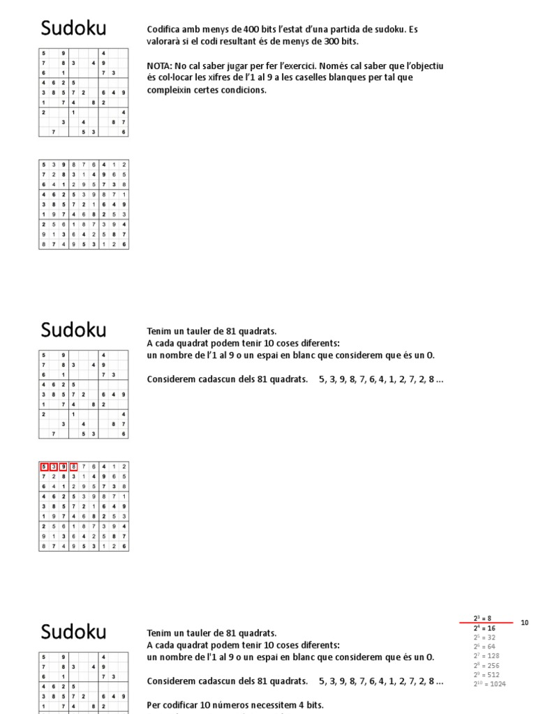 Exemples Codificació | PDF