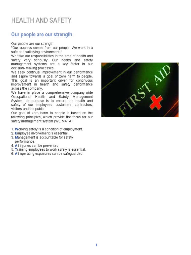 Health & Safety PDF
