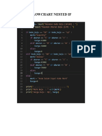 Flowchart Nested If