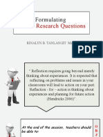 Formulating and Evaluating Action Research Questions