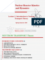 LEC 02-03.introduction To Neutron Transport Theory