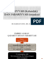 Materi 3 Qadariyyah dan Jabariyyah