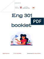 Eng 301 Booklet