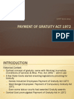 Gratuity Act 1972