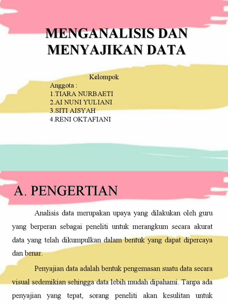 Menganalisis Dan Menyajikan Data | PDF